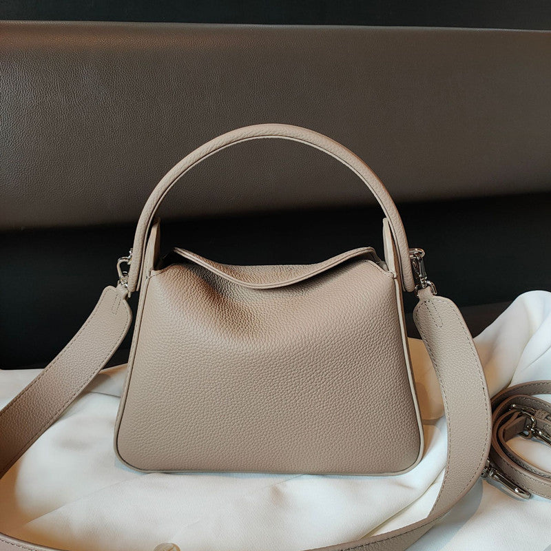 Novità 2026 Borsa a tracolla in vera pelle, borsa a mano, borsa 2WAY, da portare a spalla o a tracolla, da donna, elegante.