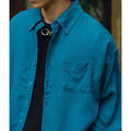 Camicia da uomo a maniche lunghe tinta unita, unisex, stile streetwear, top primavera/autunno 2026 nuova collezione ★ 3 colori disponibili