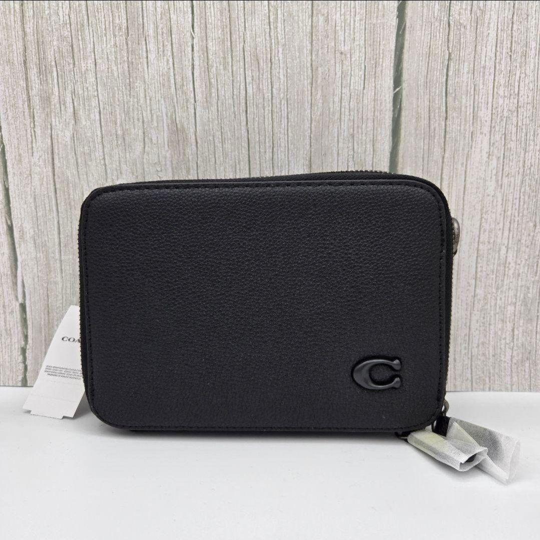 COACH コーチ ショルダー チャーター クロスボディ ブラック