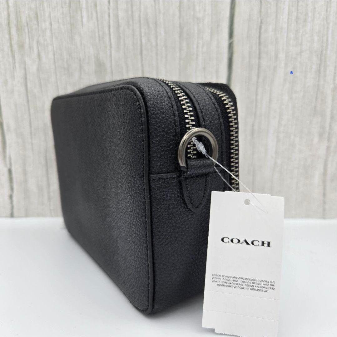 COACH コーチ ショルダー チャーター クロスボディ ブラック