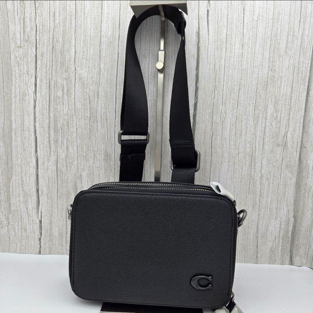 COACH コーチ ショルダー チャーター クロスボディ ブラック