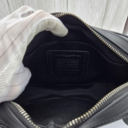 メンズ COACH ショルダーバッグ シグネチャー クロスボディ ブラック