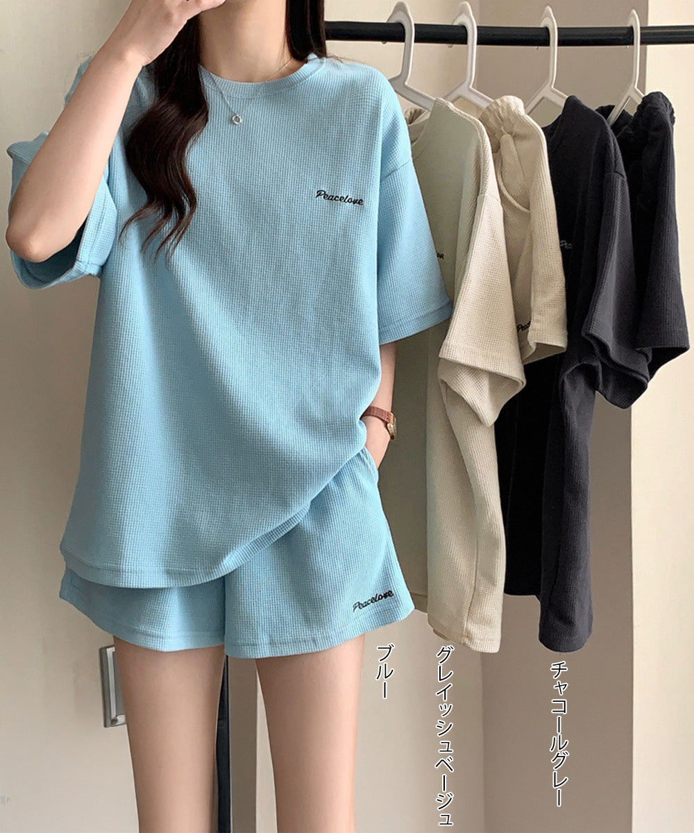 半袖tシャツ ショートパンツセットアップ