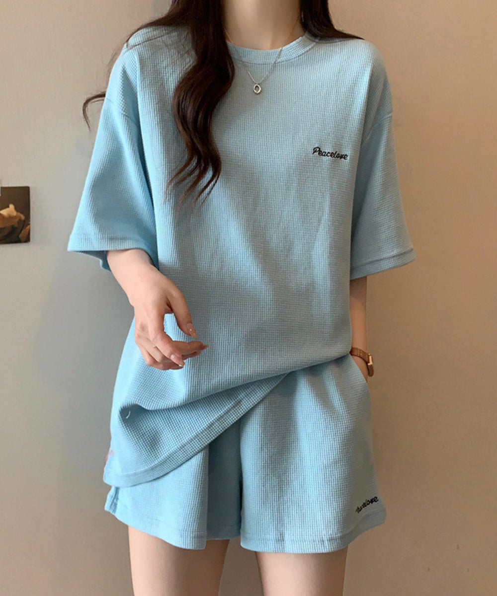 半袖tシャツ ショートパンツセットアップ