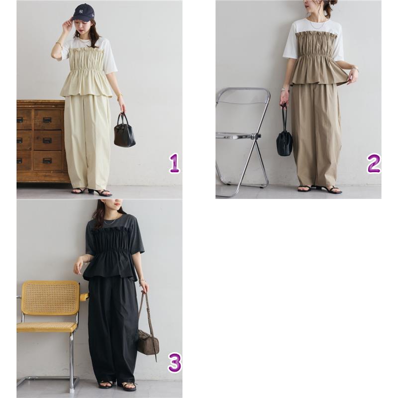 2026年新品★レディース服★セットアップ★トップス+ズボン★ 3色