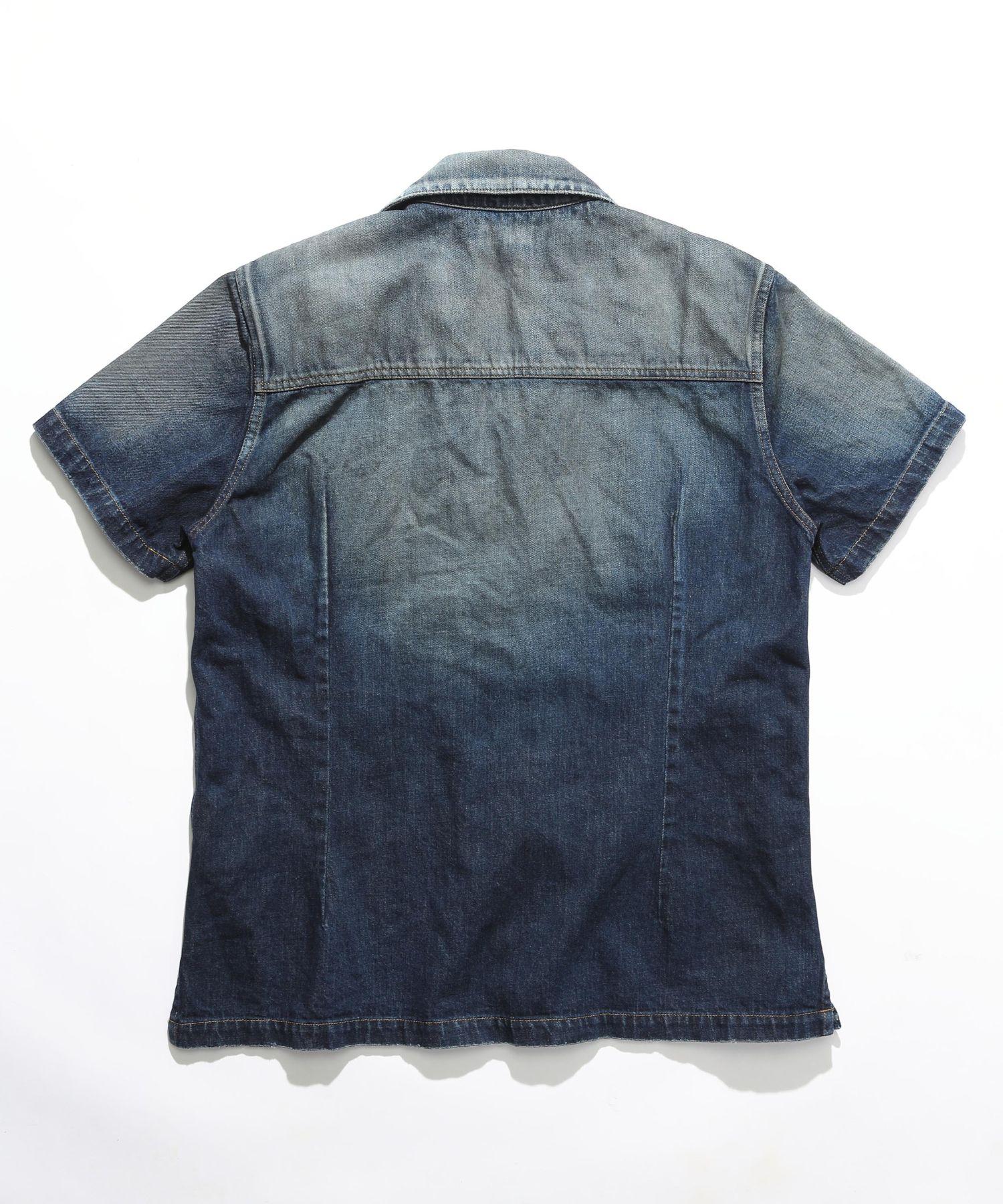 10oz DENIM SHORT SLEEVE SHIRTS（REGULAR FIT）