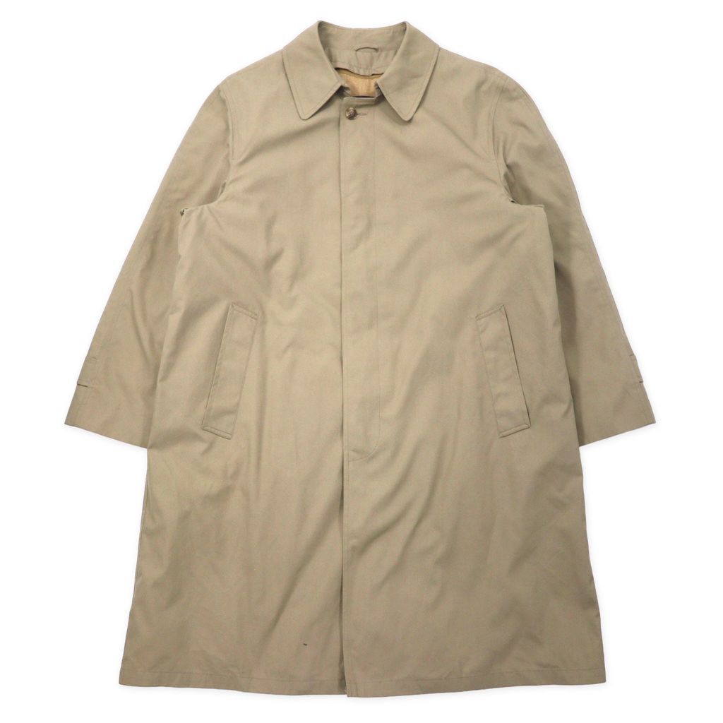 BOTANY 500 USA, anni '80, trench coat, taglia 44, beige, poliestere cotone, fodera in tweed removibile