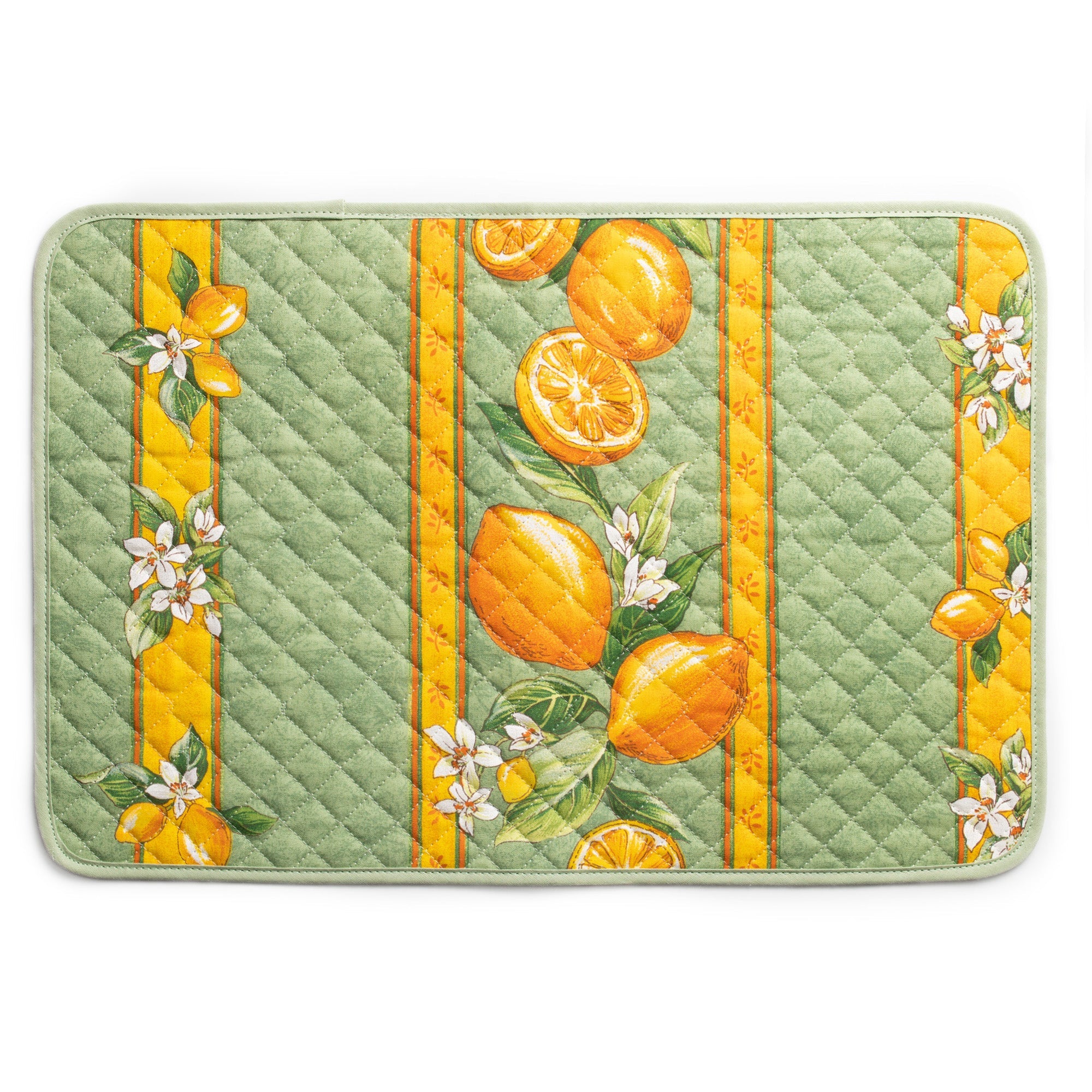 Tappetino trapuntato francese idrorepellente (Limone)
