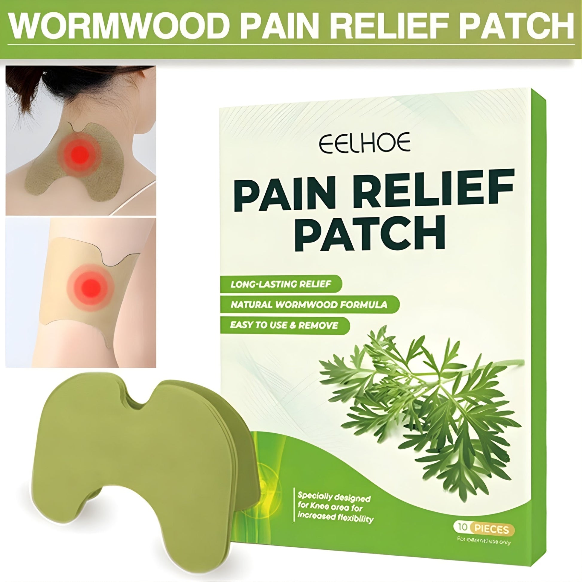 EELHOE Pain Relief Patch | Joint & Muscle Support | 12 Patches