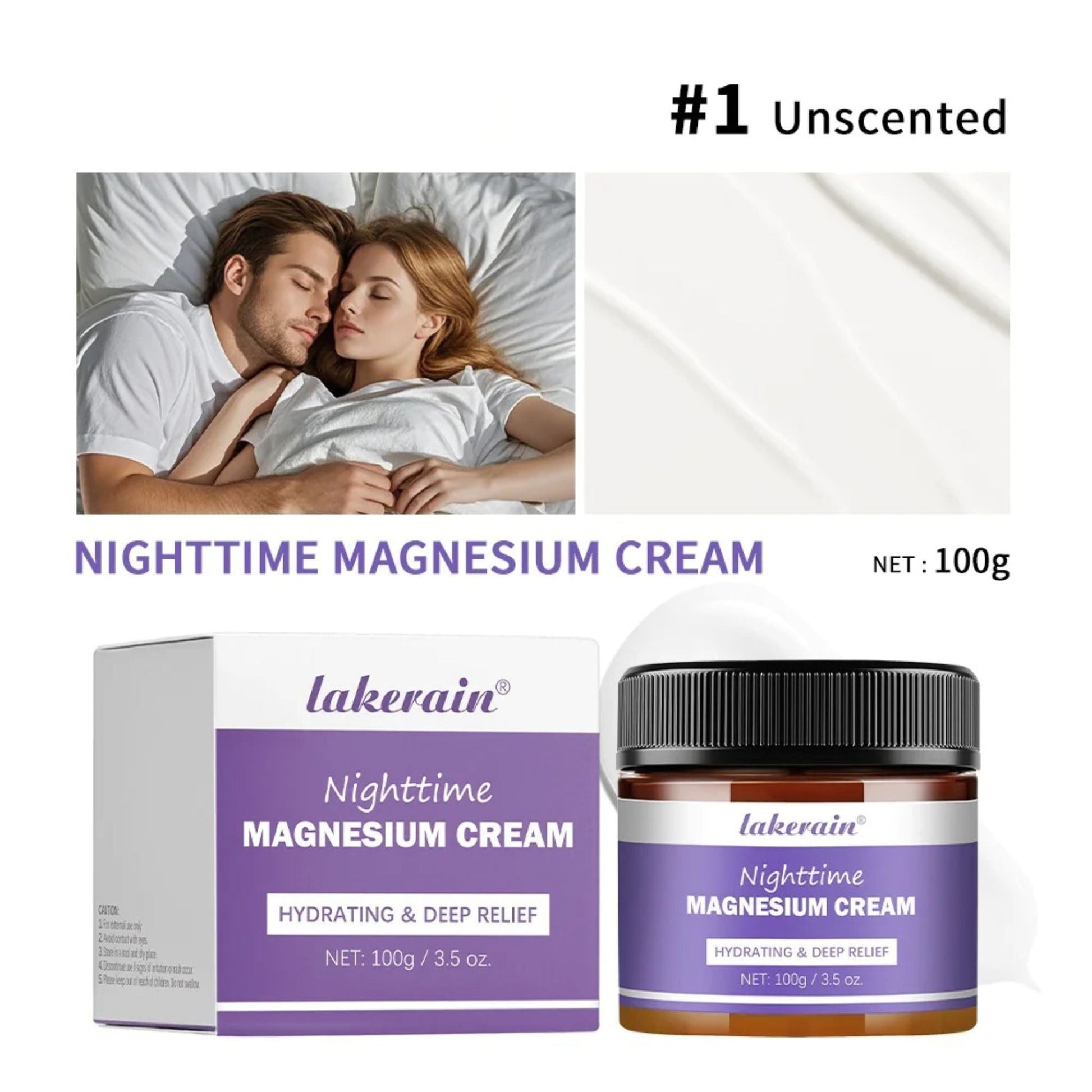 Deep Sleep Magnesium Body Lotion | Topical Sleep Support + Skin Hydration