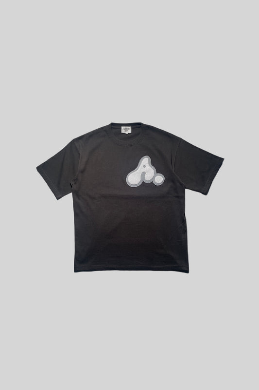 "A" LOGO HEAVY WEIGHT TEE(SUMI)