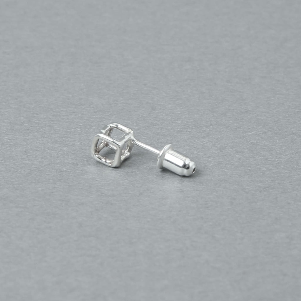 Orecchini in argento 925 | Quadrati da 5mm | 23-E-022