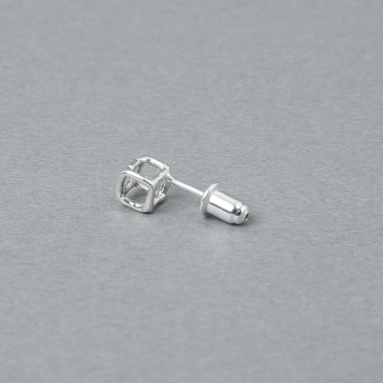 Orecchini in argento 925 | Quadrati da 5mm | 23-E-022