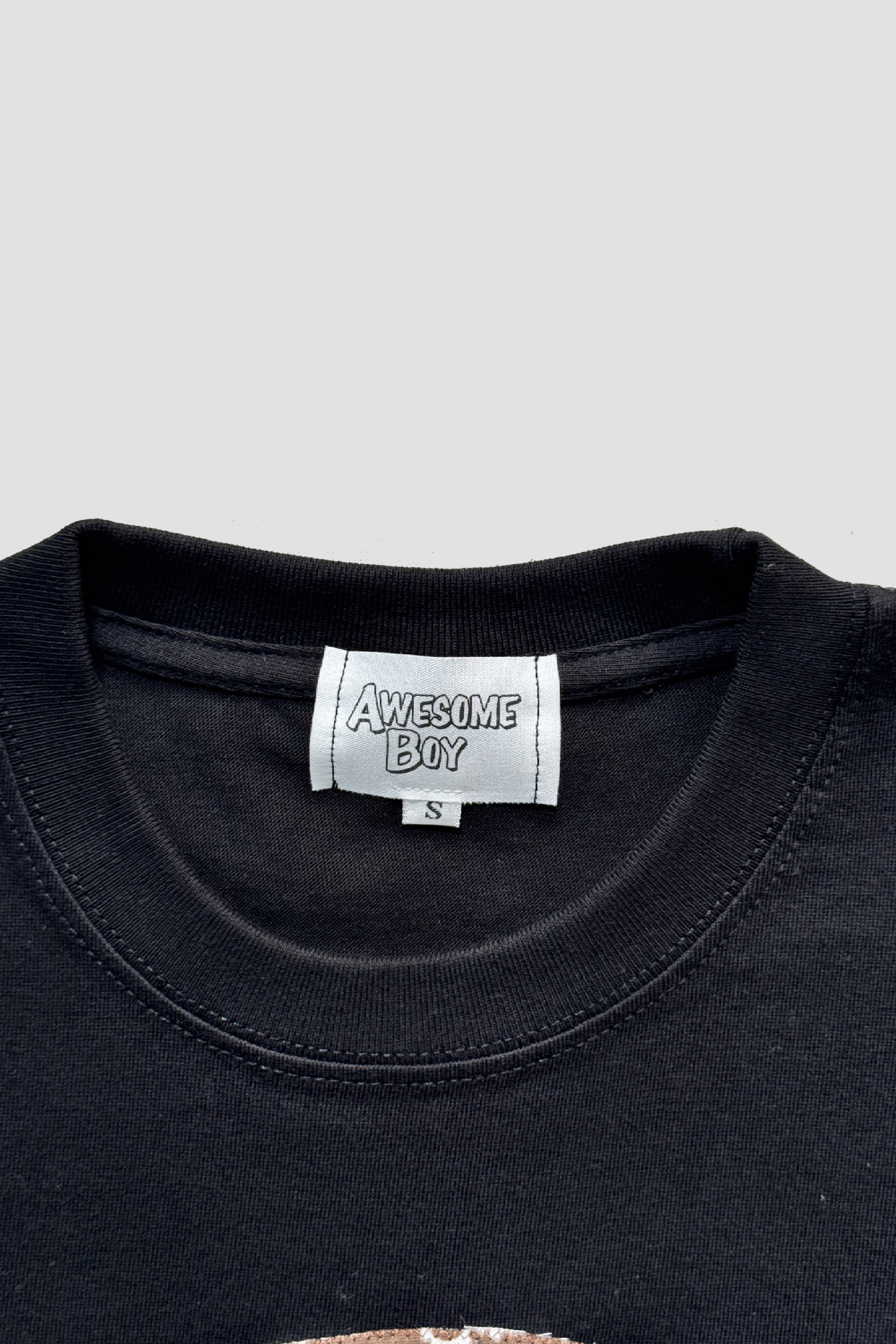 T-SHIRT "MASCHERA" BANDANA (NERO)