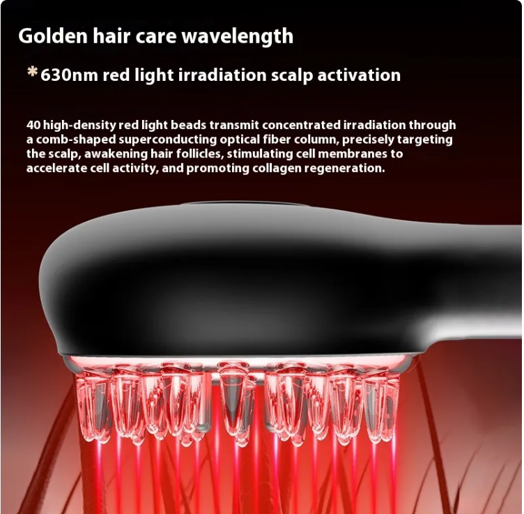 Evaly Red Light Scalp Massager | 650nm + Infrared Light Hair Care Device