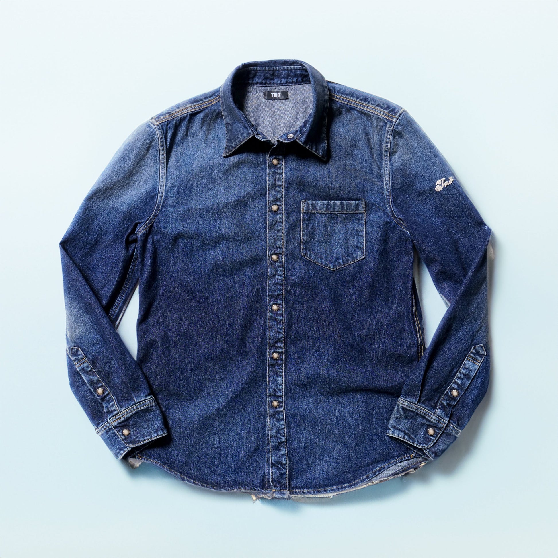 Camicia in denim 10 once (finitura vintage)