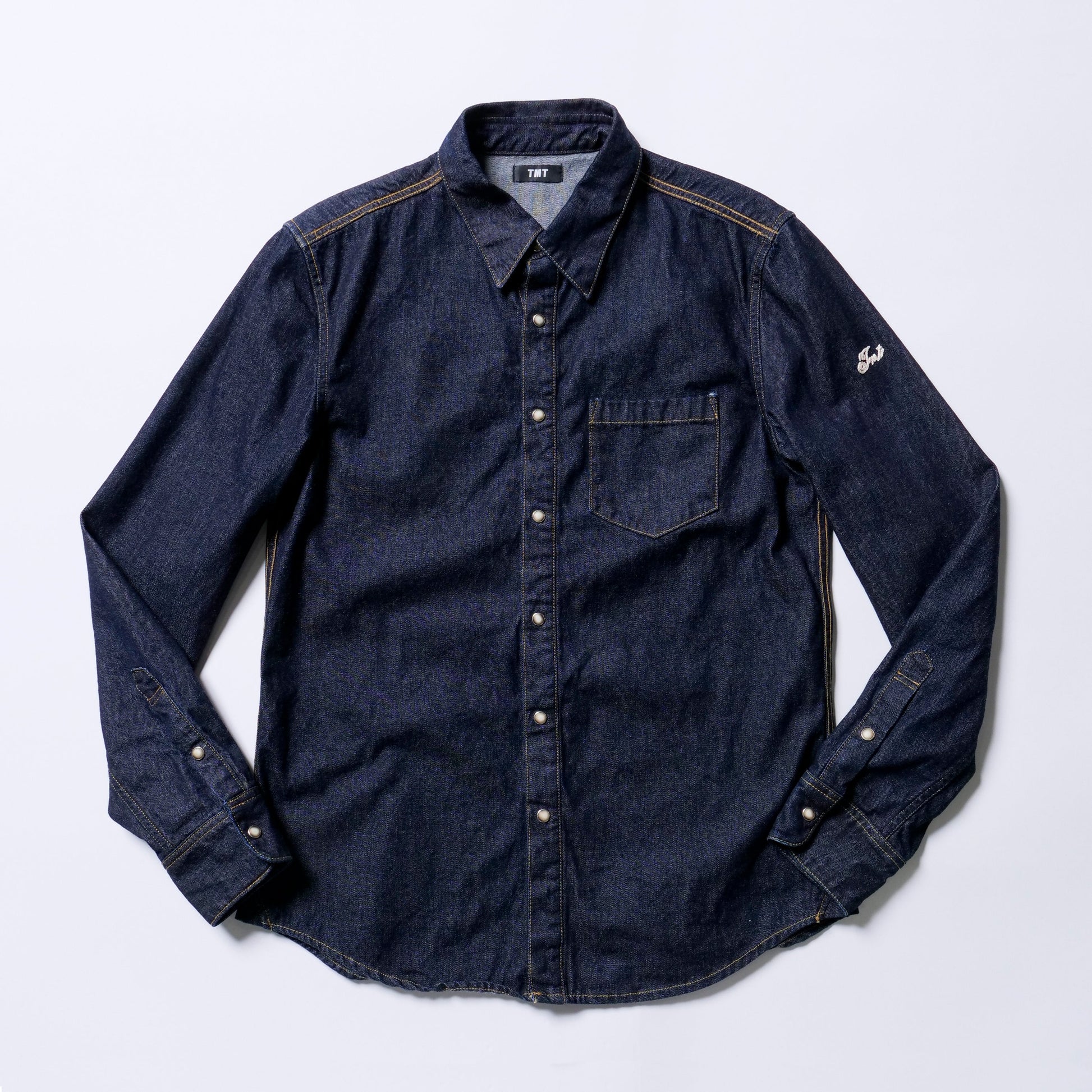 Camicia in denim 10oz (lavaggio unico)