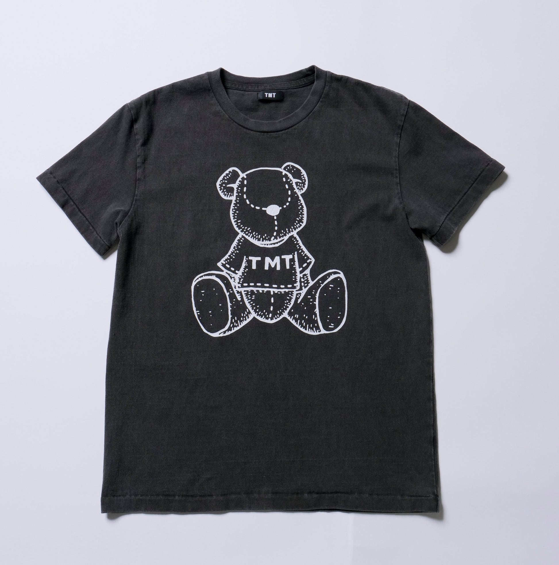 T-SHIRT A MANICHE CORTE IN JERSEY DI COTONE ASCIUTTO (ORSO)