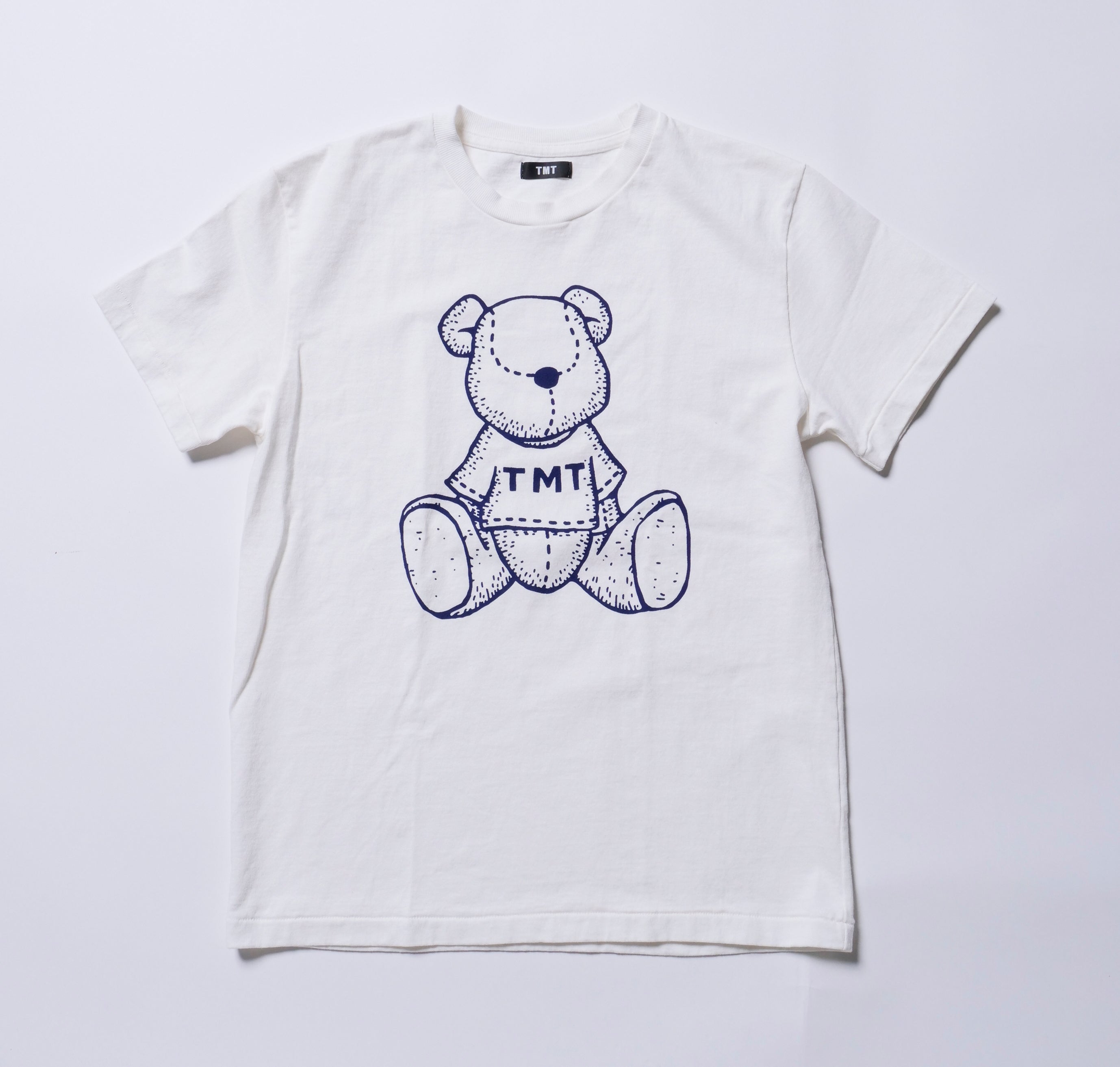 T-SHIRT A MANICHE CORTE IN JERSEY DI COTONE ASCIUTTO (ORSO)