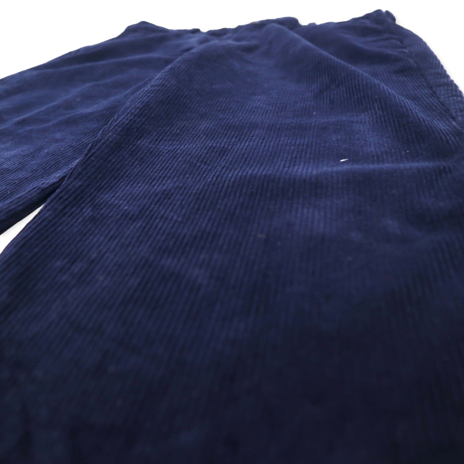 346 BROOKS BROTHERS Pantaloni affusolati in velluto a coste taglio ampio 38 Blu navy Cotone Fabbricato in Sri Lanka