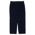 346 BROOKS BROTHERS Pantaloni affusolati in velluto a coste taglio ampio 38 Blu navy Cotone Fabbricato in Sri Lanka