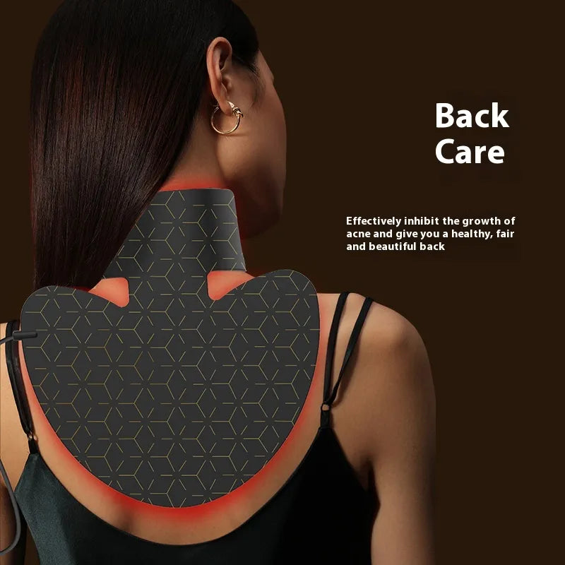 Evaly LED Neck Silicone Mask | 630nm Red + 470nm Blue Light Skin Rejuvenation