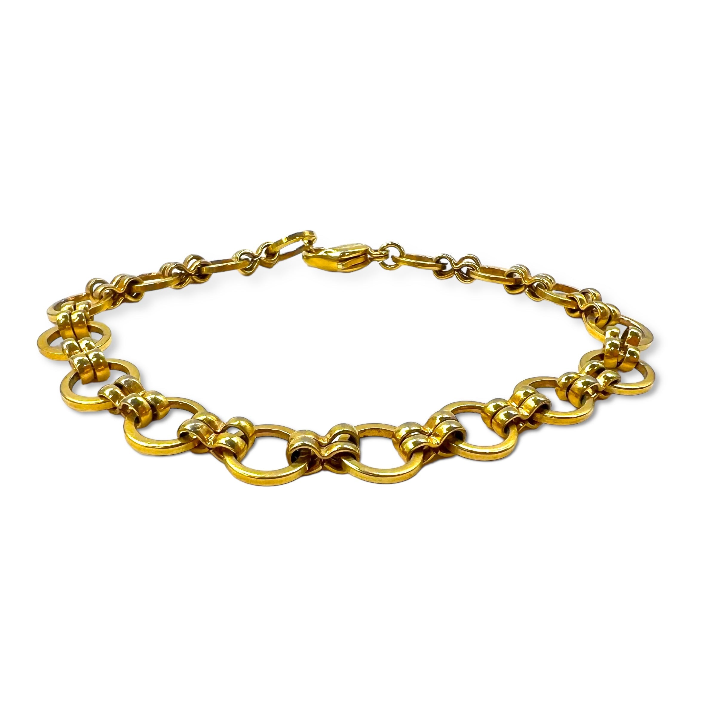 Christian Dior Bracciale circolare vintage placcato oro GERMANY