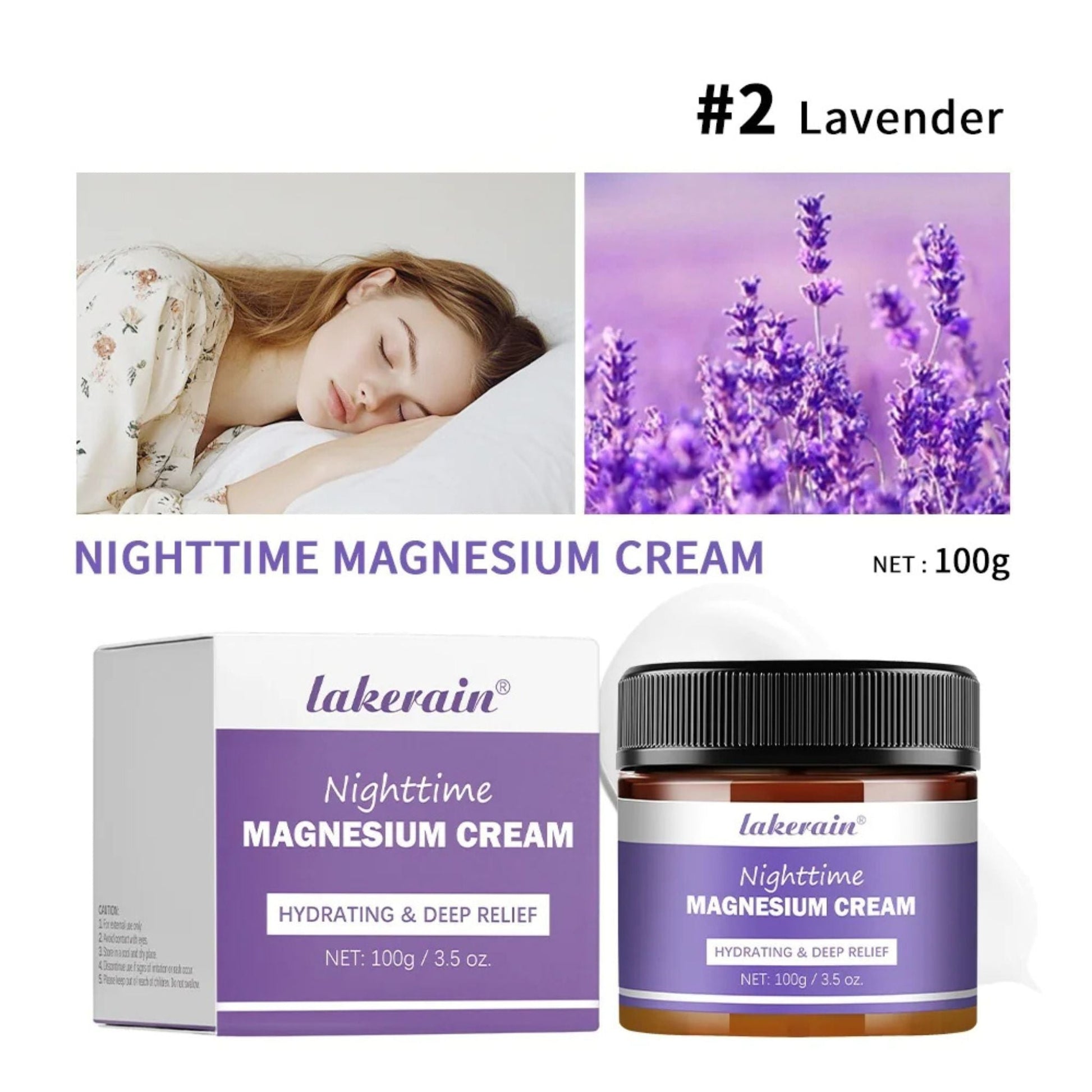 Deep Sleep Magnesium Body Lotion | Topical Sleep Support + Skin Hydration