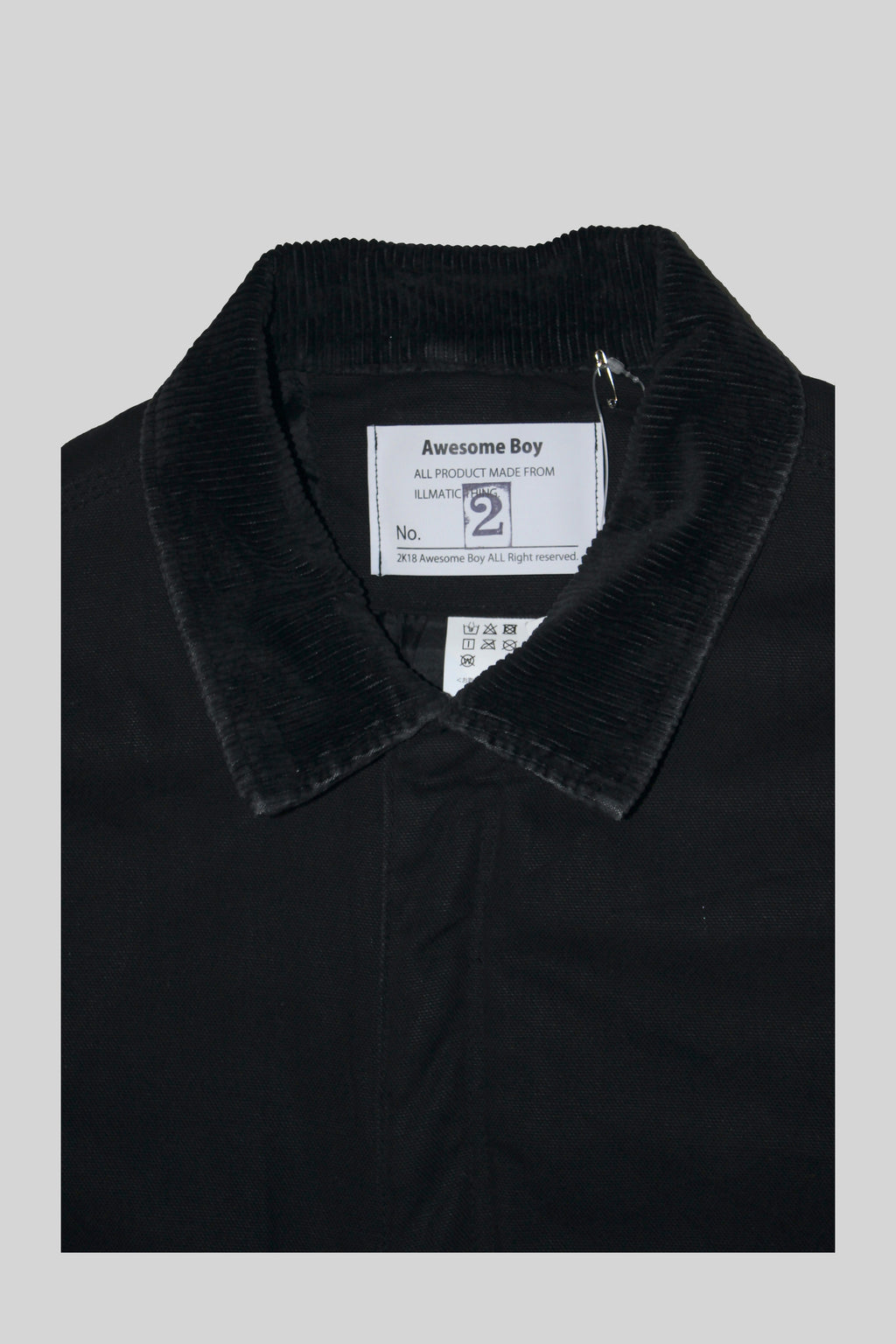 ALL IN ONE LONG COAT(BLACK)