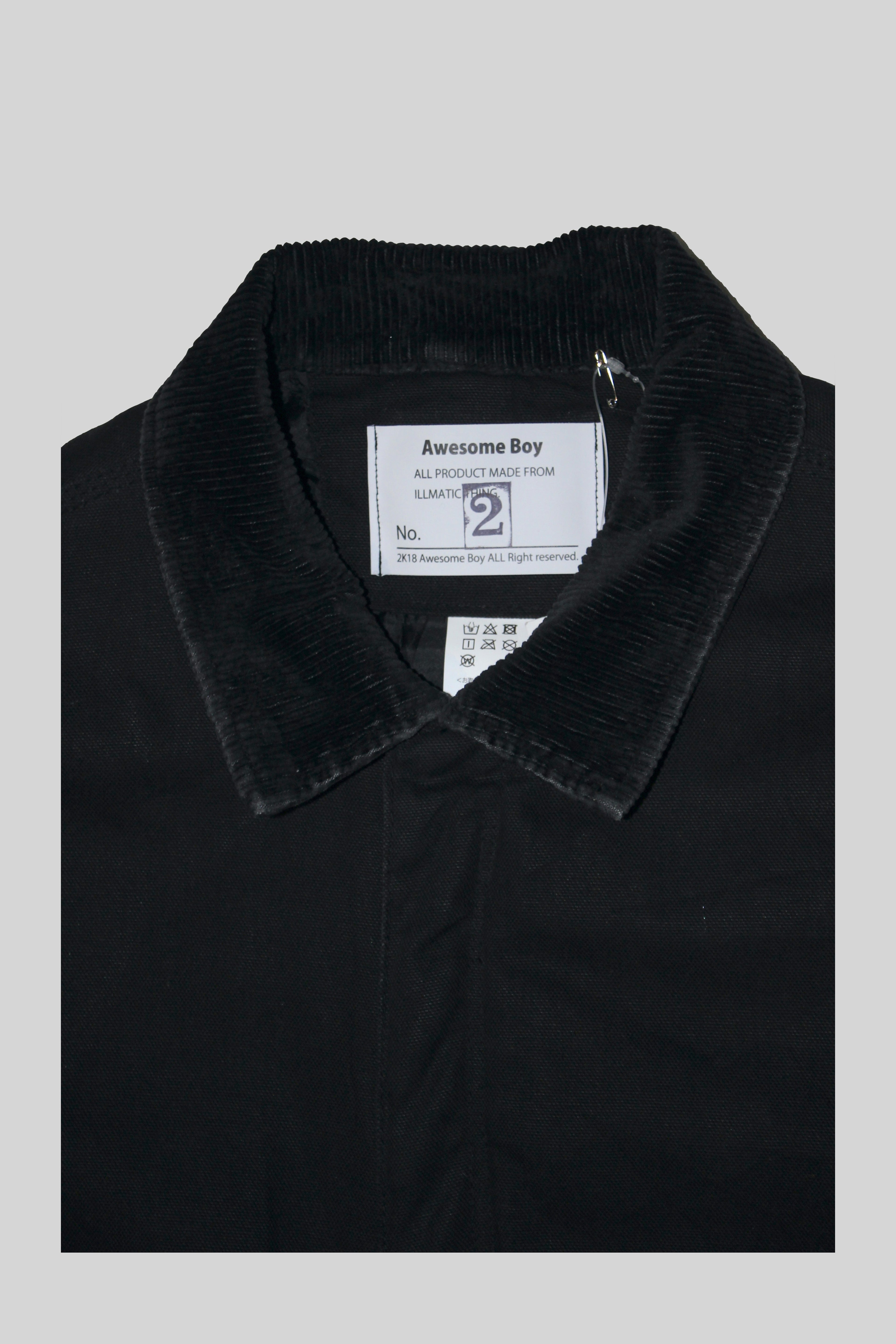 ALL IN ONE LONG COAT(BLACK)