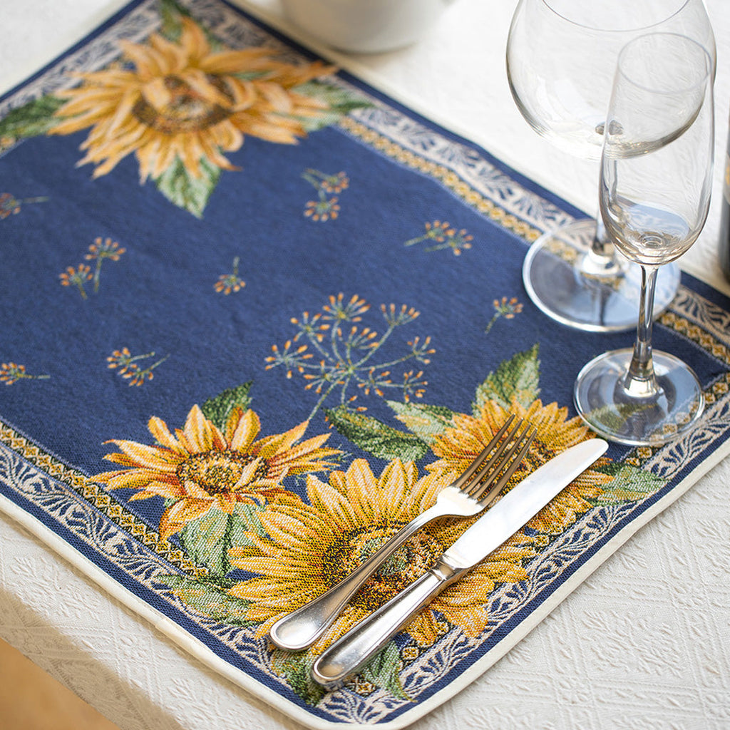 Tovaglietta Girasole Blu