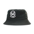 BUCKET HAT CON LOGO CIRCOLARE / NERO