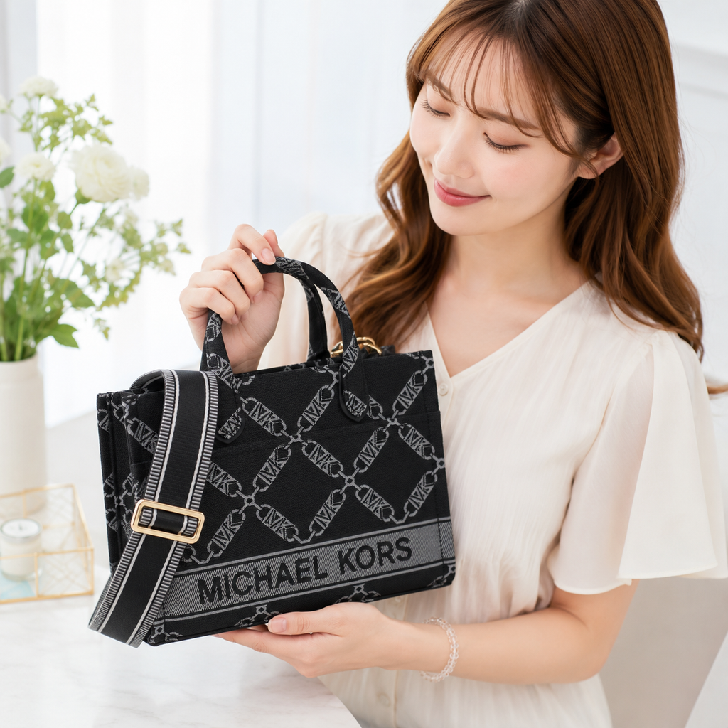 マイケル・コース MICHAEL KORS GIGI トートバッグ ブランド 30F3G3GC7J　240CHOC MULTI ブラック系　
