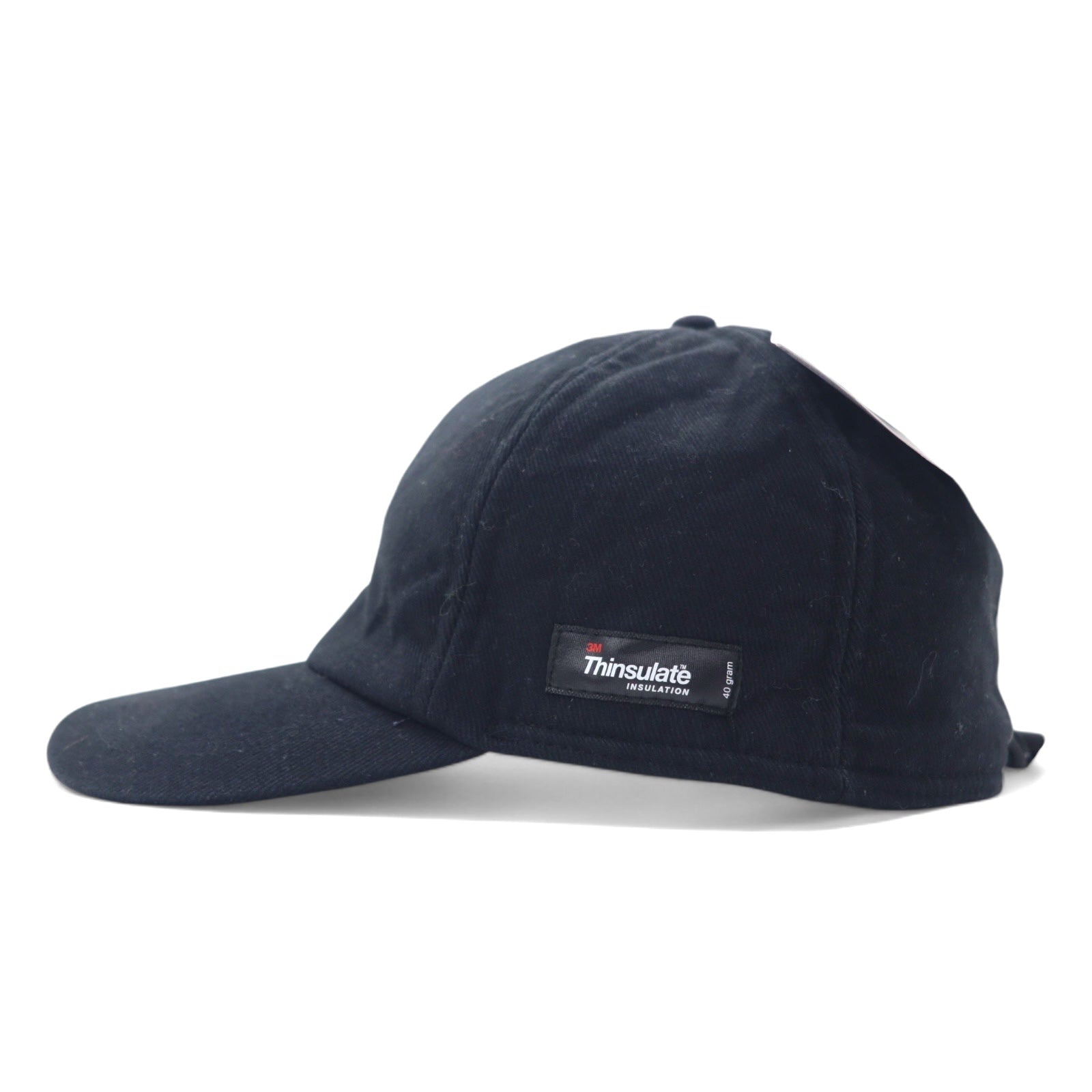 Berretto da baseball 3M Thinsulate INSULATION Teflon, taglia L, colore nero, in cotone con imbottitura e paraorecchie, patte laterali, fodera in pile e coulisse. Articolo mai usato.