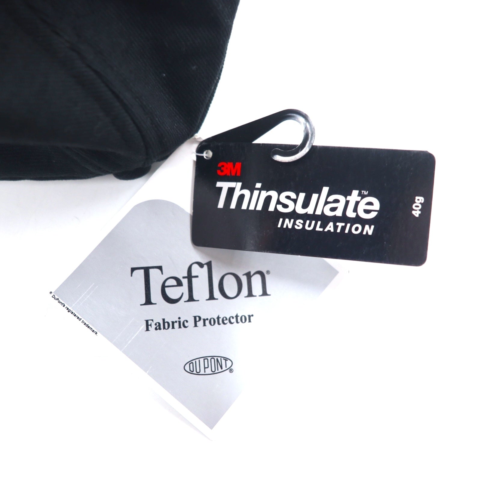 Berretto da baseball 3M Thinsulate INSULATION Teflon, taglia L, colore nero, in cotone con imbottitura e paraorecchie, patte laterali, fodera in pile e coulisse. Articolo mai usato.