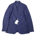 417 EDIFICE 2B Giacca sartoriale L Blu Cotone 15-010-312-3006 Nuovo