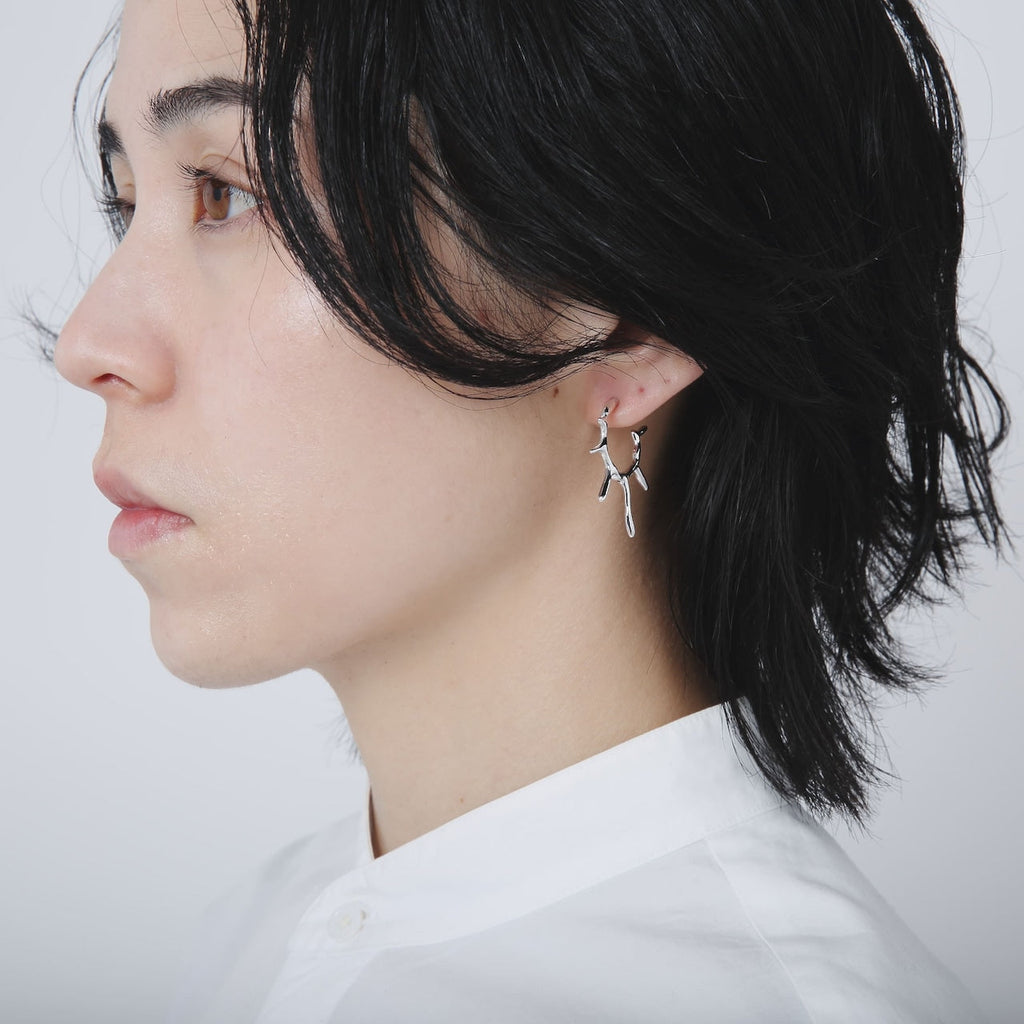 Orecchini a cerchio in argento 925 | 23-E-021
