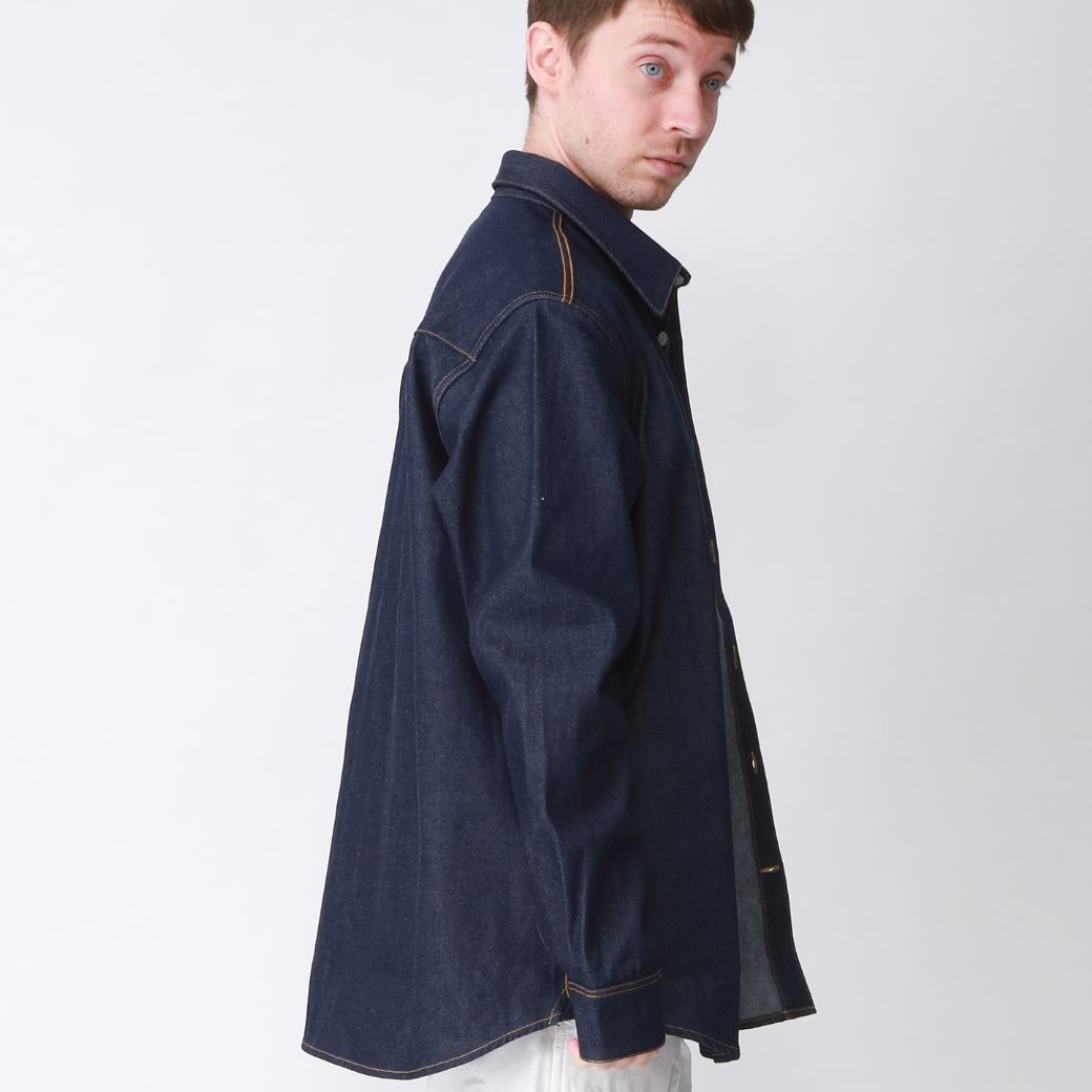Camicia Larga in Denim 12oz