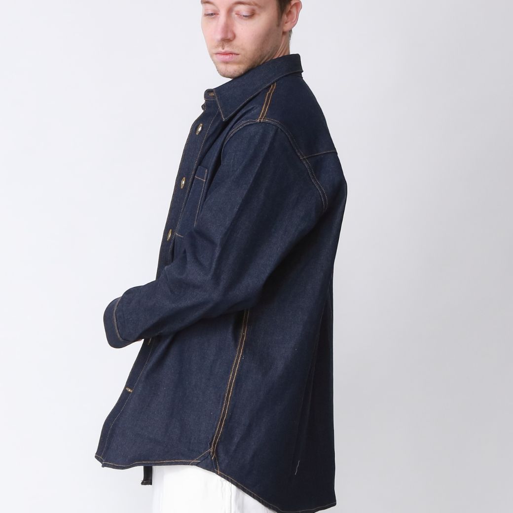 Camicia Larga in Denim 12oz