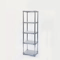 【PROFACE LIGHT】Scaffale in Galvalume Antiruggine ad Alta Resistenza alla Corrosione a 5 Ripiani D350 H1500, Scaffalatura Leggera