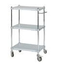 PROFACE Carrello in acciaio Galvalume con maniglia a 3 ripiani, altezza 105 cm, profondità 46 cm, larghezza 60 cm TGGS3-46609