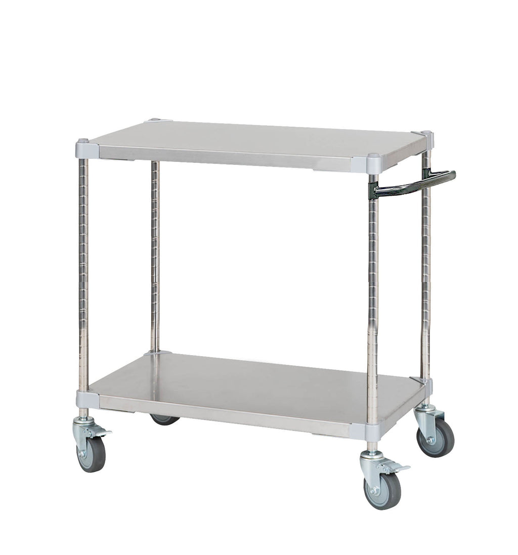 PROFACE Profissionale Acciaio inox SUS304 Carrello con maniglia Larghezza 60 Profondità 46 Altezza 85 2 ripiani TSSW2-46607