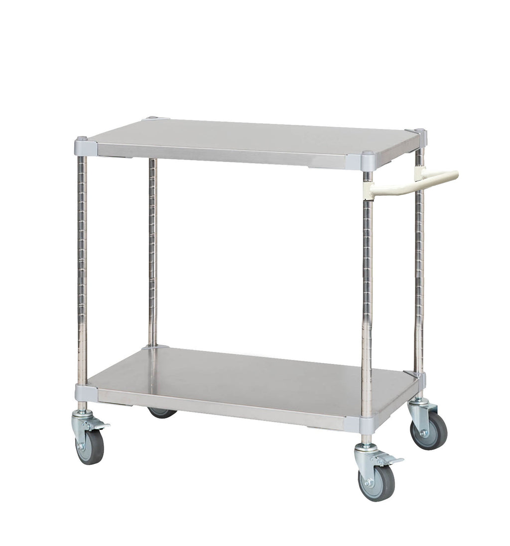 PROFACE Profissionale Acciaio inox SUS304 Carrello con maniglia Larghezza 60 Profondità 46 Altezza 85 2 ripiani TSSW2-46607