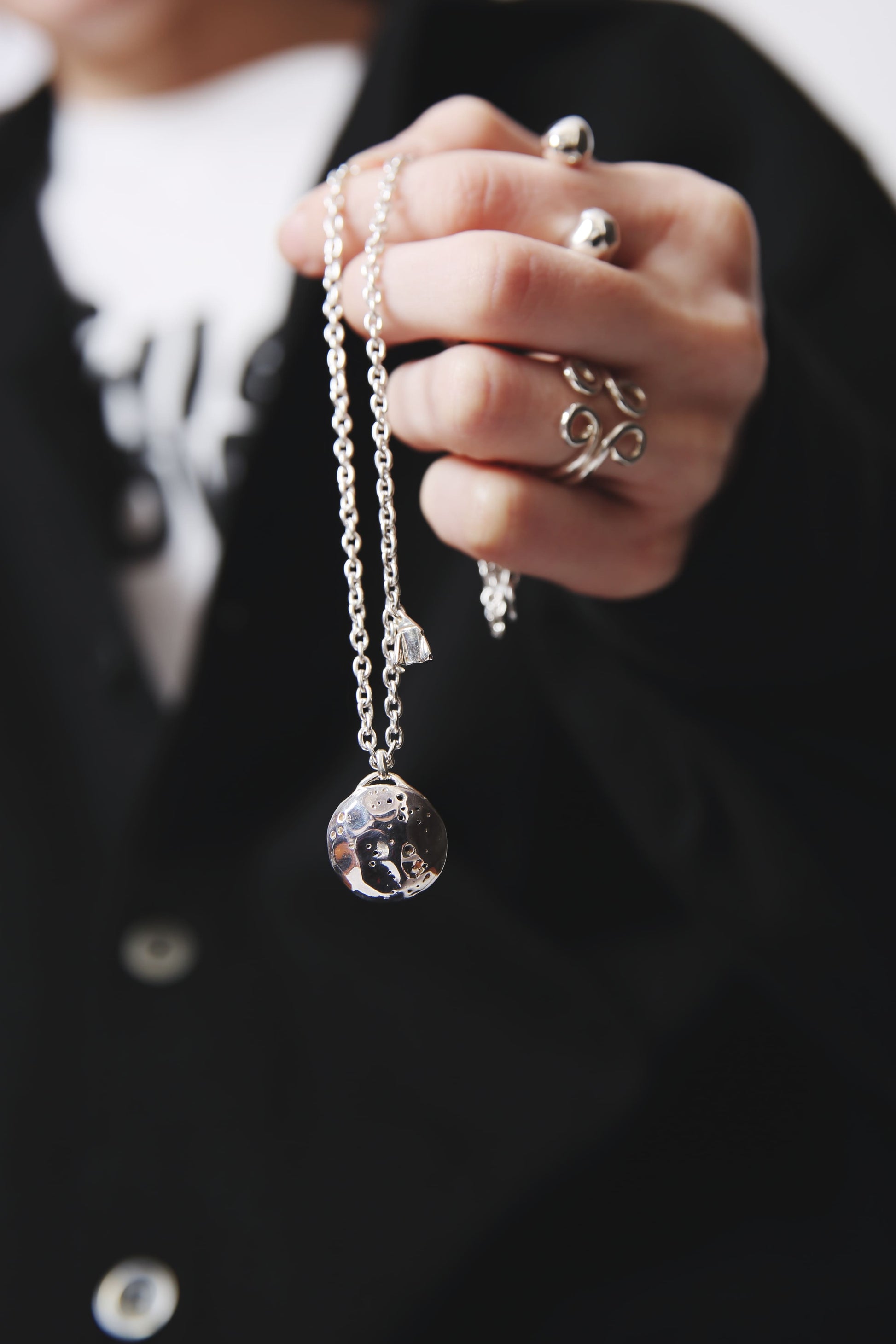 Collana in argento 925, catena 50 cm | 25-N-007-50