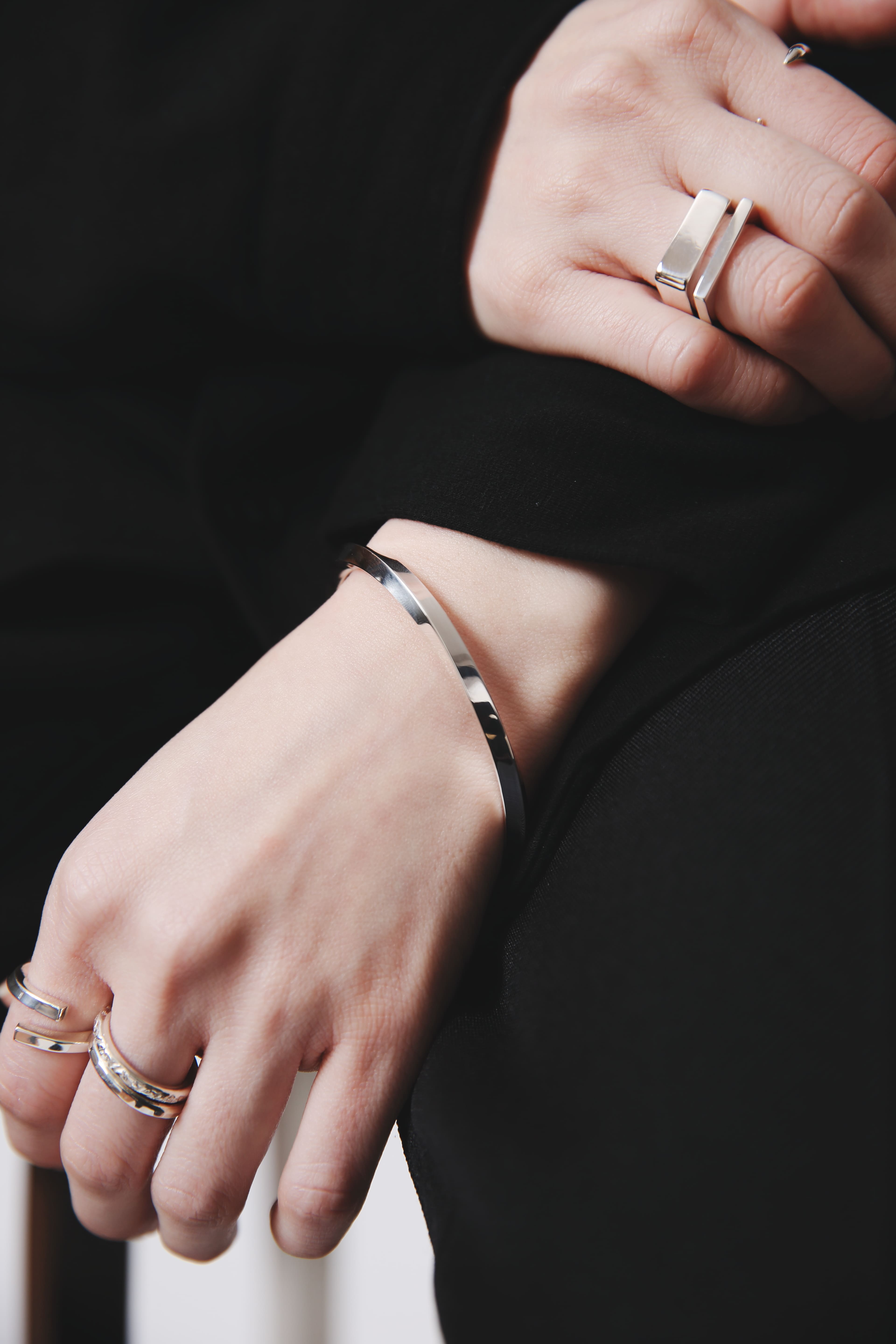 Bracciale in argento 925 | Larghezza 4 mm | 21-B-004
