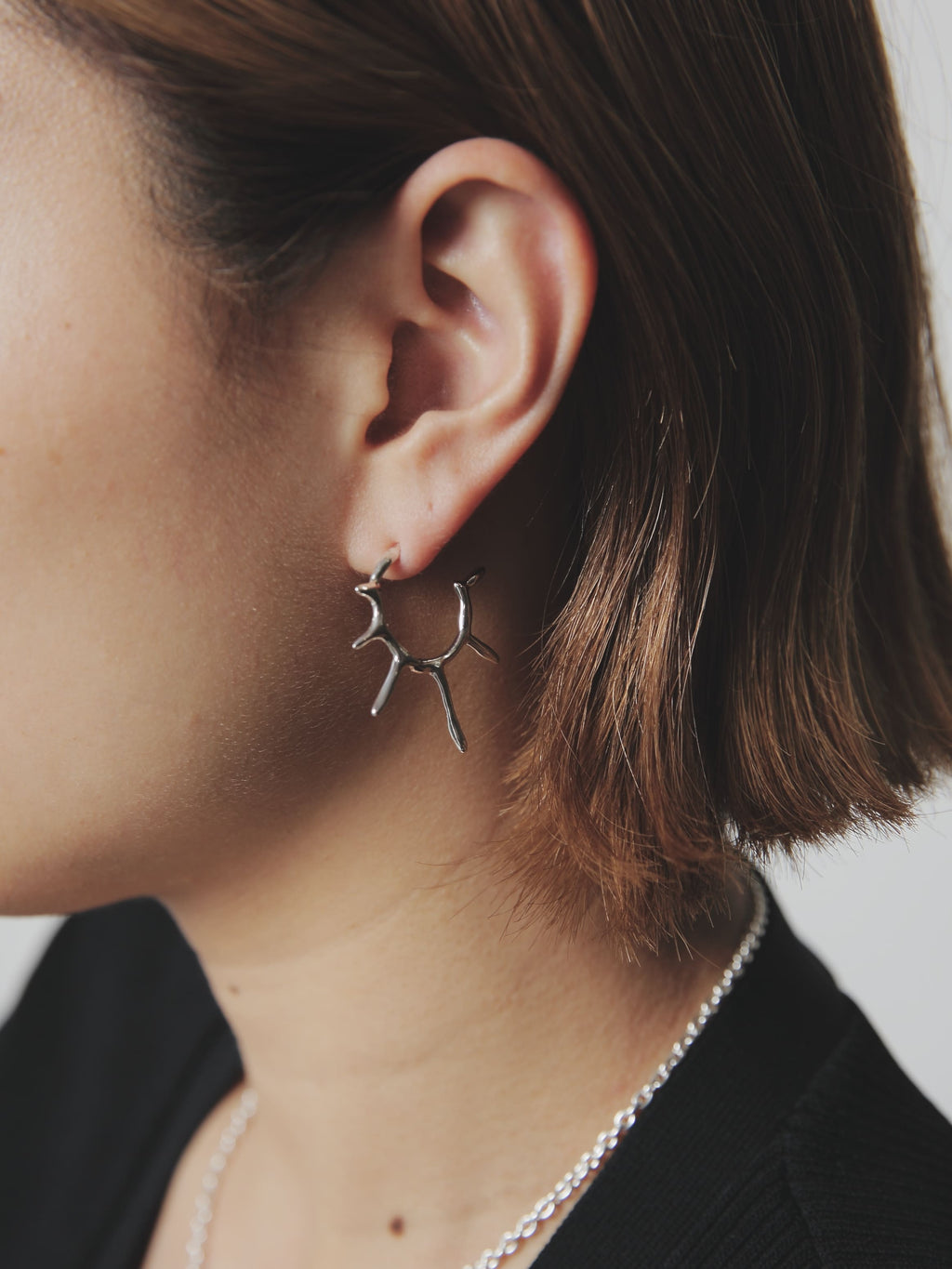 Orecchini a cerchio in argento 925 | 23-E-021