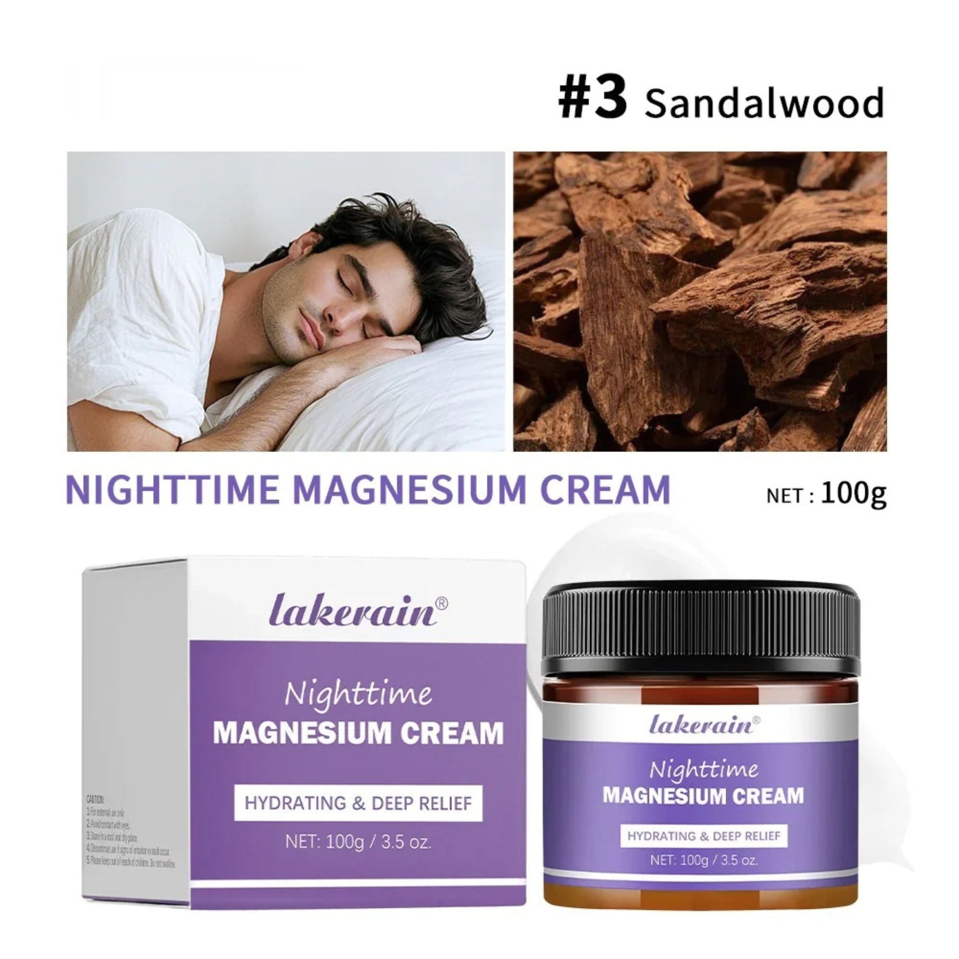 Deep Sleep Magnesium Body Lotion | Topical Sleep Support + Skin Hydration