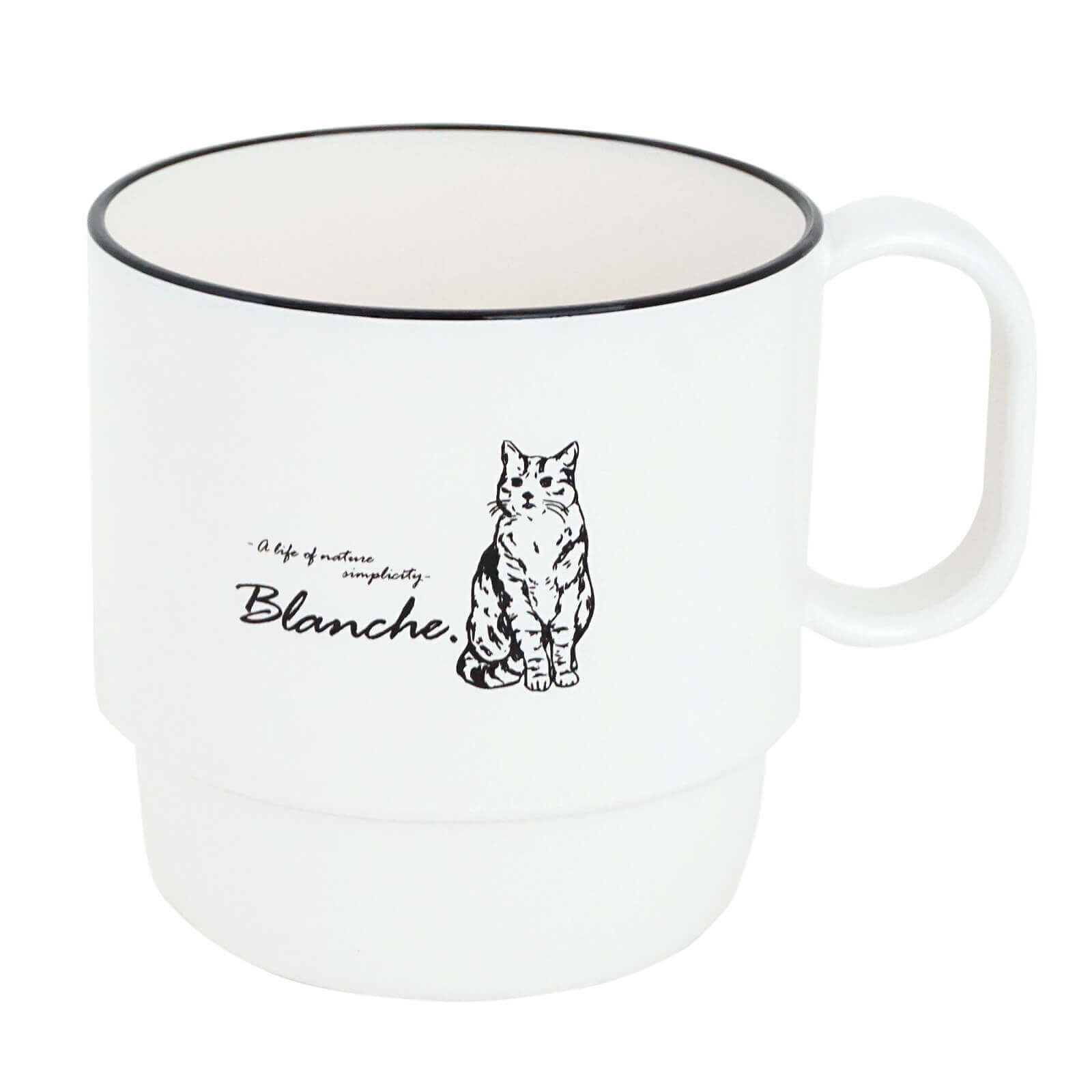 Blanche. たっぷり 500ml マグ