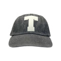 BASEBALL COTTON DENIM TWILL CAP / BLACK