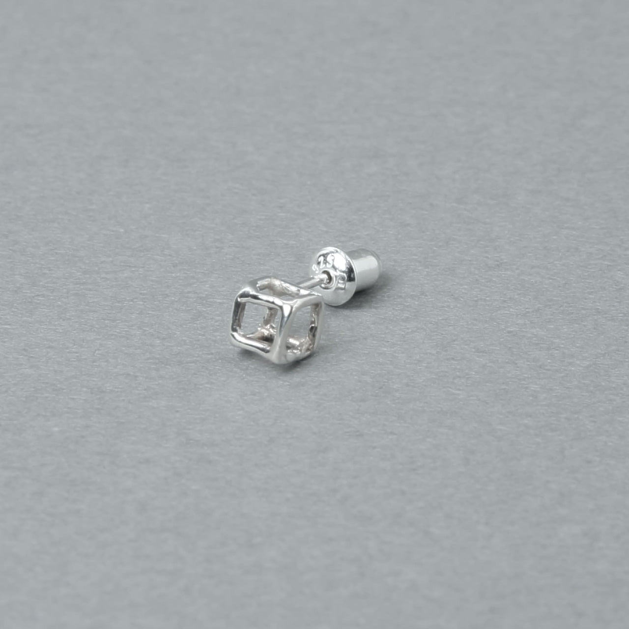 Orecchini in argento 925 | Quadrati da 5mm | 23-E-022
